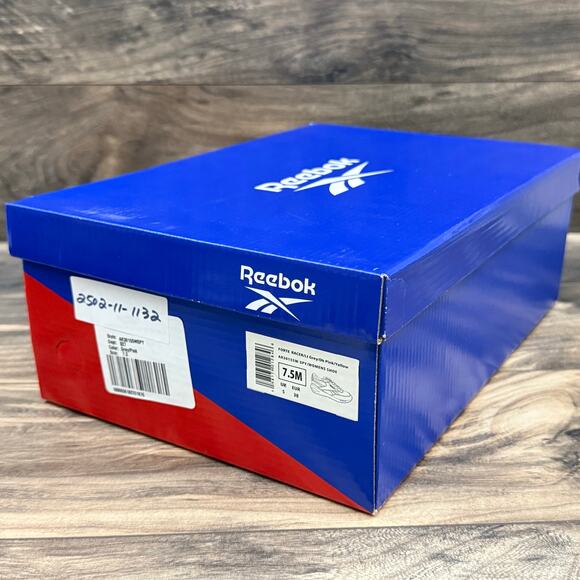 NIB Reebok Forte Racer 7.5M 38 Lifestyle Sneaker Shoes Pink Gray Yellow - Picture 12 of 12